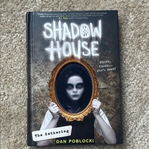 Scholastic Shadow House Book - Black and White Cover